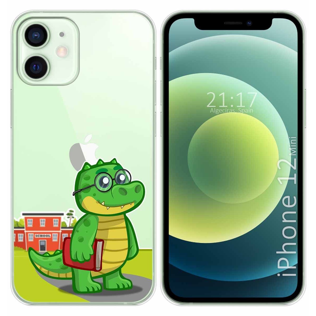 Funda Gel Transparente para Iphone 12 Mini (5.4) diseño Coco Dibujos