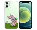 Funda Gel Transparente para Iphone 12 Mini (5.4) diseño Conejo Dibujos