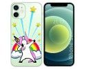 Funda Gel Transparente para Iphone 12 Mini (5.4) diseño Unicornio Dibujos