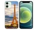 Funda Gel Tpu para Iphone 12 Mini (5.4) diseño Paris Dibujos