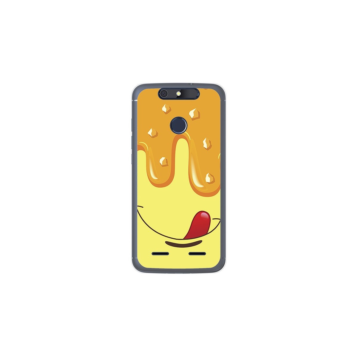 Funda Gel Tpu para Zte Blade V8 Lite Diseño Helado Vainilla Dibujos