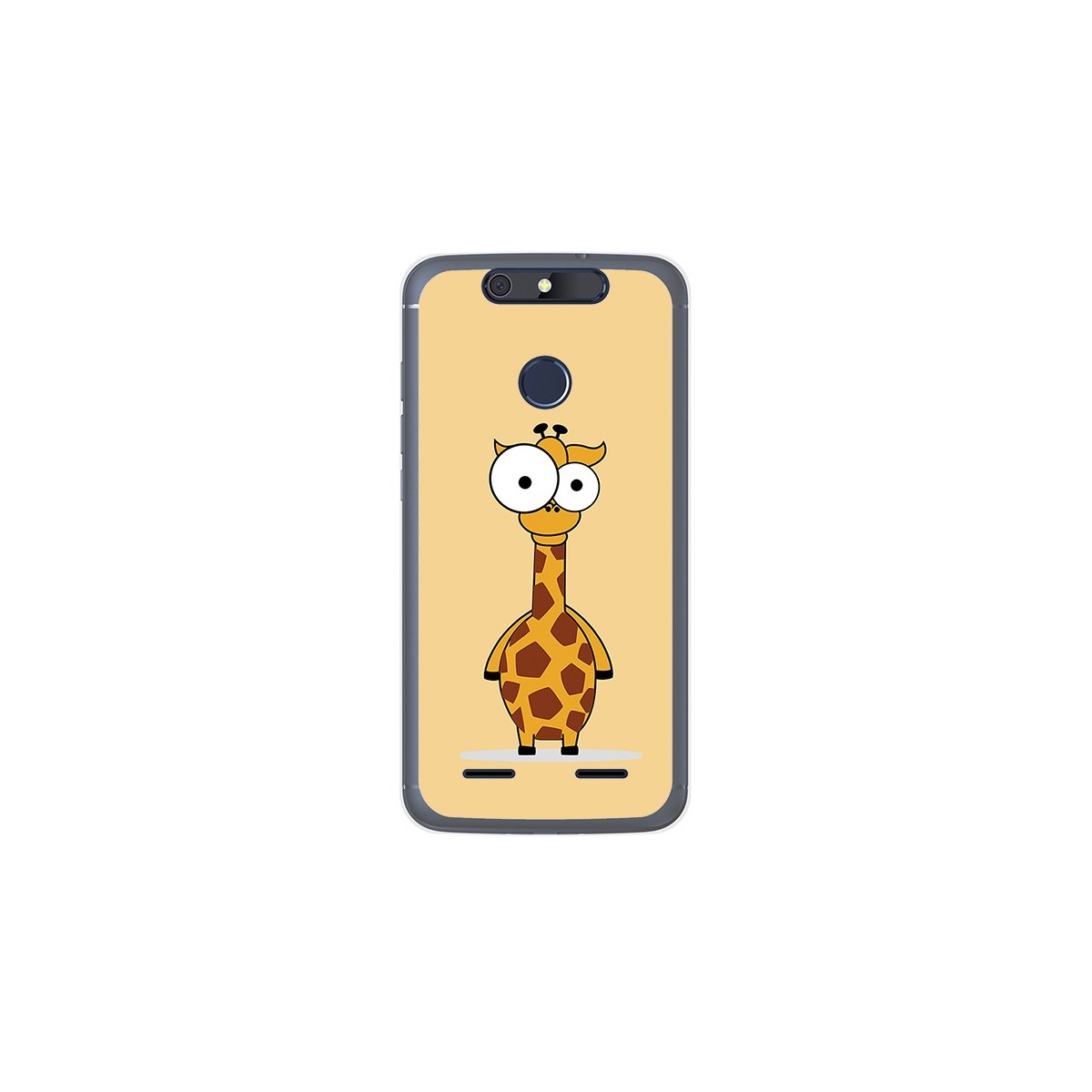 Funda Gel Tpu para Zte Blade V8 Lite Diseño Jirafa Dibujos