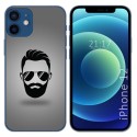 Funda Gel Tpu para Iphone 12 / 12 Pro (6.1) diseño Barba Dibujos