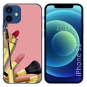 Funda Gel Tpu para Iphone 12 / 12 Pro (6.1) diseño Brochas Dibujos