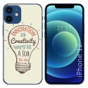 Funda Gel Tpu para Iphone 12 / 12 Pro (6.1) diseño Creativity Dibujos
