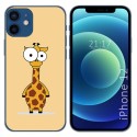 Funda Gel Tpu para Iphone 12 / 12 Pro (6.1) diseño Jirafa Dibujos