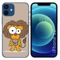 Funda Gel Tpu para Iphone 12 / 12 Pro (6.1) diseño Leon Dibujos