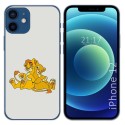 Funda Gel Tpu para Iphone 12 / 12 Pro (6.1) diseño Leones Dibujos