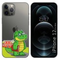 Funda Gel Transparente para Iphone 12 Pro Max (6.7) diseño Coco Dibujos