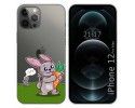 Funda Gel Transparente para Iphone 12 Pro Max (6.7) diseño Conejo Dibujos