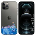 Funda Gel Transparente para Iphone 12 Pro Max (6.7) diseño Hipo Dibujos