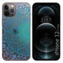 Funda Gel Transparente para Iphone 12 Pro Max (6.7) diseño Mandala Dibujos
