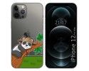 Funda Gel Transparente para Iphone 12 Pro Max (6.7) diseño Panda Dibujos