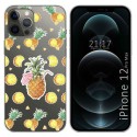 Funda Gel Transparente para Iphone 12 Pro Max (6.7) diseño Piña Dibujos