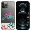 Funda Gel Transparente para Iphone 12 Pro Max (6.7) diseño Summer Dibujos