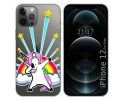 Funda Gel Transparente para Iphone 12 Pro Max (6.7) diseño Unicornio Dibujos