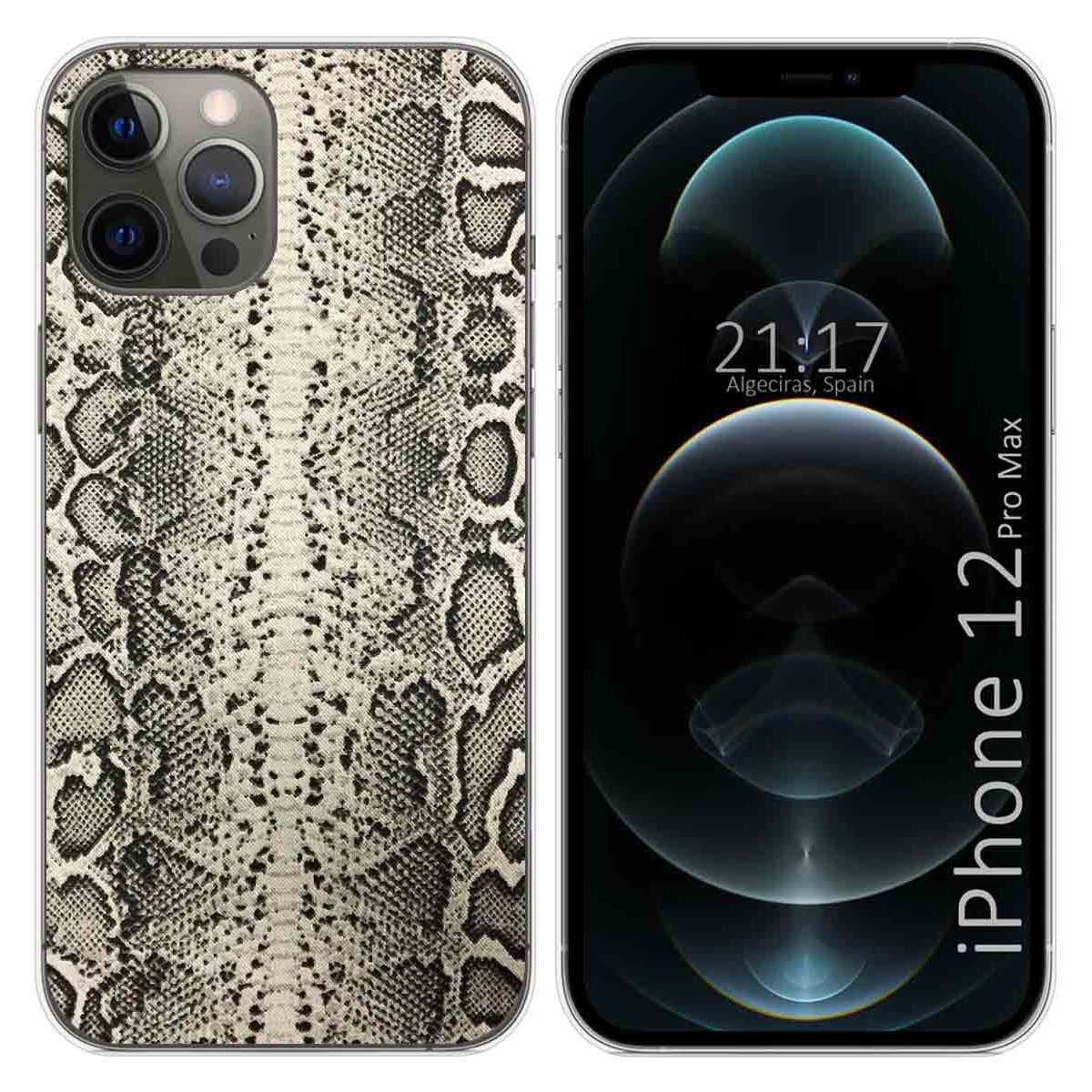 Funda Gel Tpu para Iphone 12 Pro Max (6.7) diseño Animal 01 Dibujos