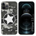 Funda Gel Tpu para Iphone 12 Pro Max (6.7) diseño Camuflaje 02 Dibujos