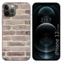 Funda Gel Tpu para Iphone 12 Pro Max (6.7) diseño Ladrillo 01 Dibujos