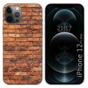 Funda Gel Tpu para Iphone 12 Pro Max (6.7) diseño Ladrillo 04 Dibujos