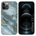 Funda Gel Tpu para Iphone 12 Pro Max (6.7) diseño Mármol 09 Dibujos
