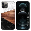 Funda Gel Tpu para Iphone 12 Pro Max (6.7) diseño Mármol 11 Dibujos