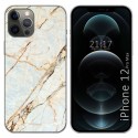Funda Gel Tpu para Iphone 12 Pro Max (6.7) diseño Mármol 13 Dibujos