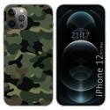 Funda Gel Tpu para Iphone 12 Pro Max (6.7) diseño Camuflaje Dibujos