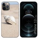 Funda Gel Tpu para Iphone 12 Pro Max (6.7) diseño Concha Dibujos