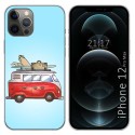 Funda Gel Tpu para Iphone 12 Pro Max (6.7) diseño Furgoneta Dibujos