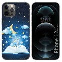 Funda Gel Tpu para Iphone 12 Pro Max (6.7) diseño Libro Cuentos Dibujos
