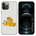 Funda Gel Tpu para Iphone 12 Pro Max (6.7) diseño Leones Dibujos
