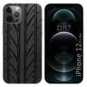 Funda Gel Tpu para Iphone 12 Pro Max (6.7) diseño Neumatico Dibujos