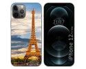 Funda Gel Tpu para Iphone 12 Pro Max (6.7) diseño Paris Dibujos