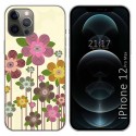 Funda Gel Tpu para Iphone 12 Pro Max (6.7) diseño Primavera En Flor Dibujos
