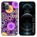 Funda Gel Tpu para Iphone 12 Pro Max (6.7) diseño Radial Dibujos