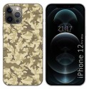 Funda Gel Tpu para Iphone 12 Pro Max (6.7) diseño Sand Camuflaje Dibujos