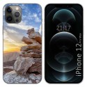 Funda Gel Tpu para Iphone 12 Pro Max (6.7) diseño Sunset Dibujos