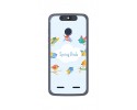 Funda Gel Tpu para Zte Blade V8 Lite Diseño Spring Birds Dibujos