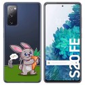 Funda Gel Transparente para Samsung Galaxy S20 FE diseño Conejo Dibujos