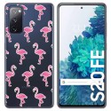 Funda Gel Transparente para Samsung Galaxy S20 FE diseño Flamenco Dibujos