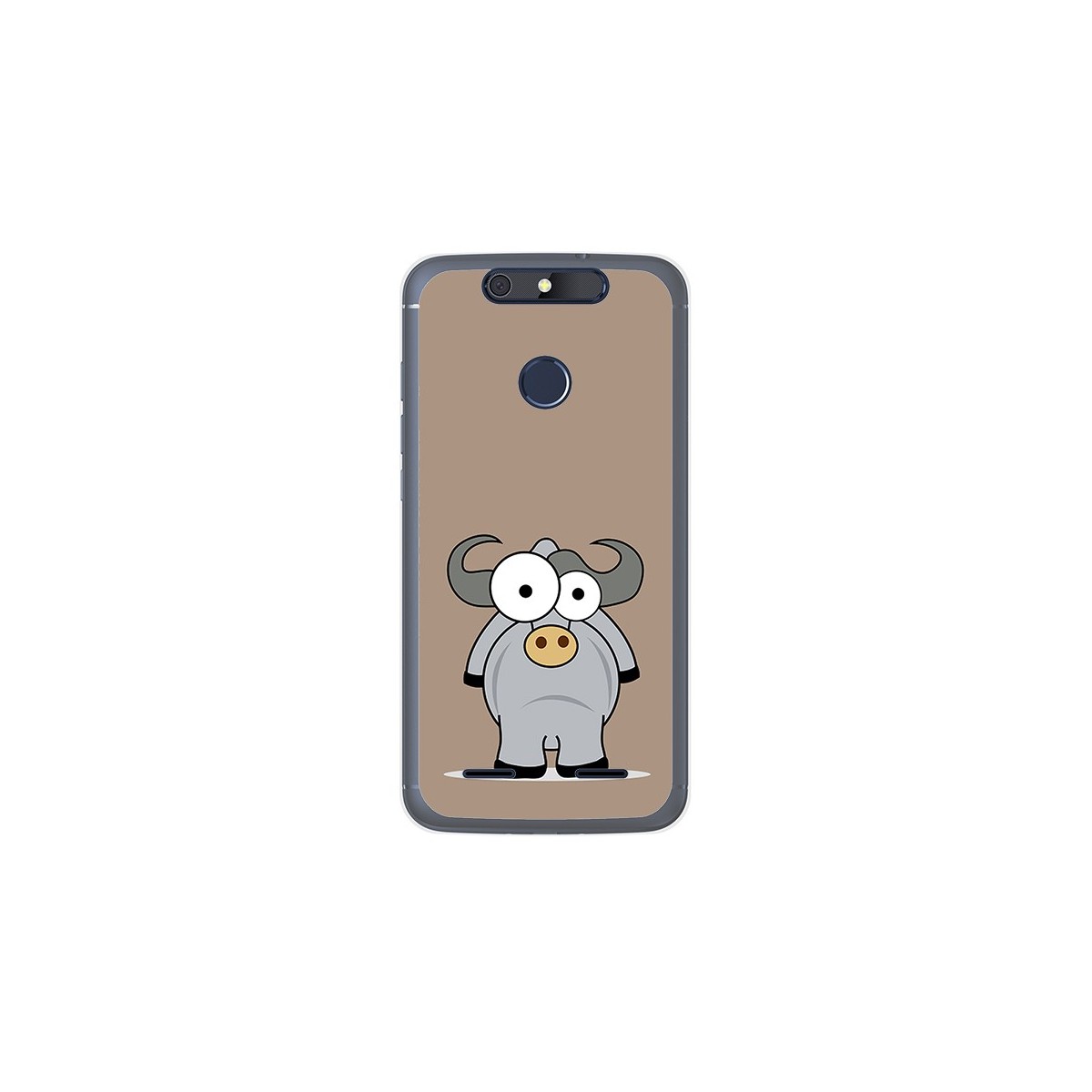 Funda Gel Tpu para Zte Blade V8 Lite Diseño Toro Dibujos