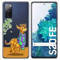 Funda Gel Transparente para Samsung Galaxy S20 FE diseño Jirafa Dibujos