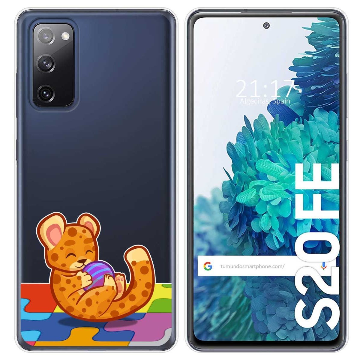 Funda Gel Transparente para Samsung Galaxy S20 FE diseño Leopardo Dibujos