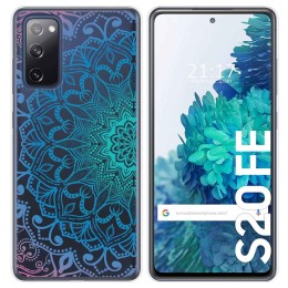 Funda Gel Transparente para Samsung Galaxy S20 FE diseño Mandala Dibujos