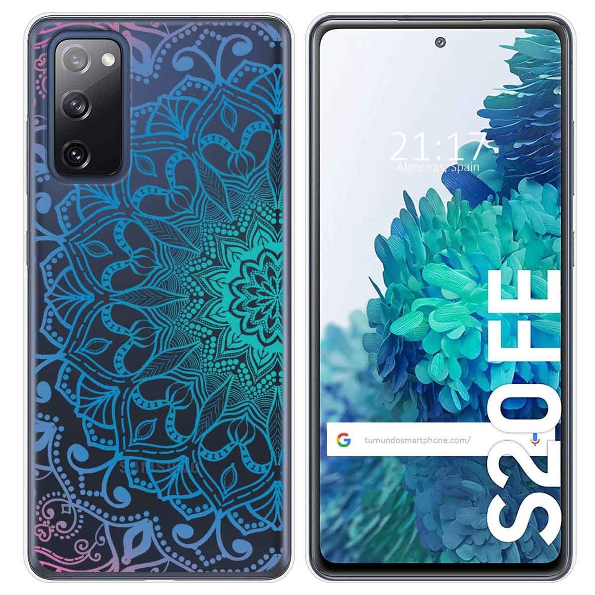 Funda Gel Transparente para Samsung Galaxy S20 FE diseño Mandala Dibujos