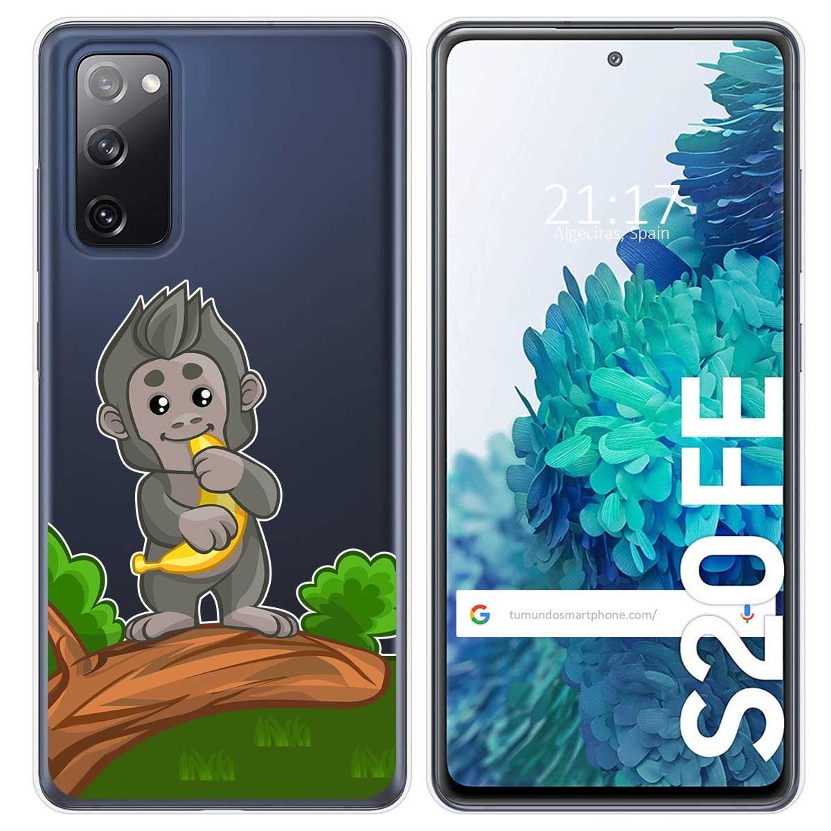 Funda Gel Transparente para Samsung Galaxy S20 FE diseño Mono Dibujos