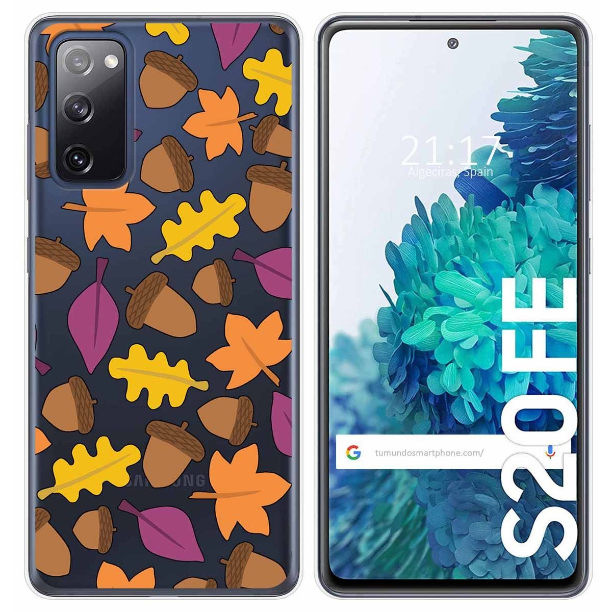 Funda Gel Transparente para Samsung Galaxy S20 FE diseño Otoño Dibujos
