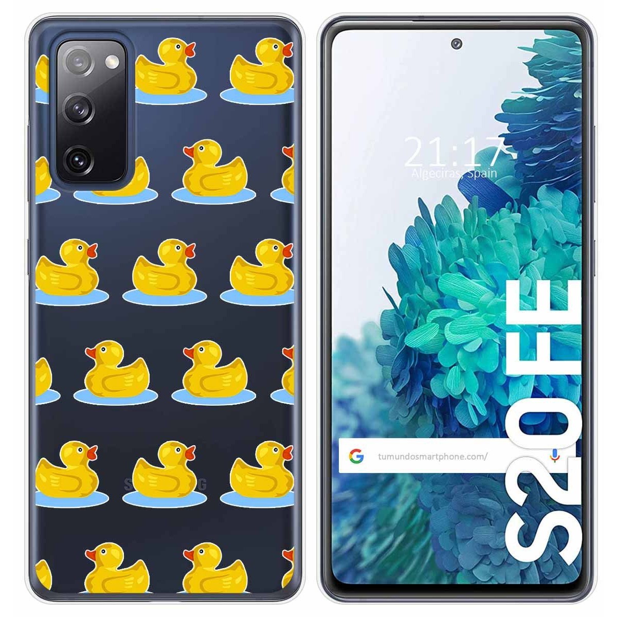 Funda Gel Transparente para Samsung Galaxy S20 FE diseño Pato Dibujos