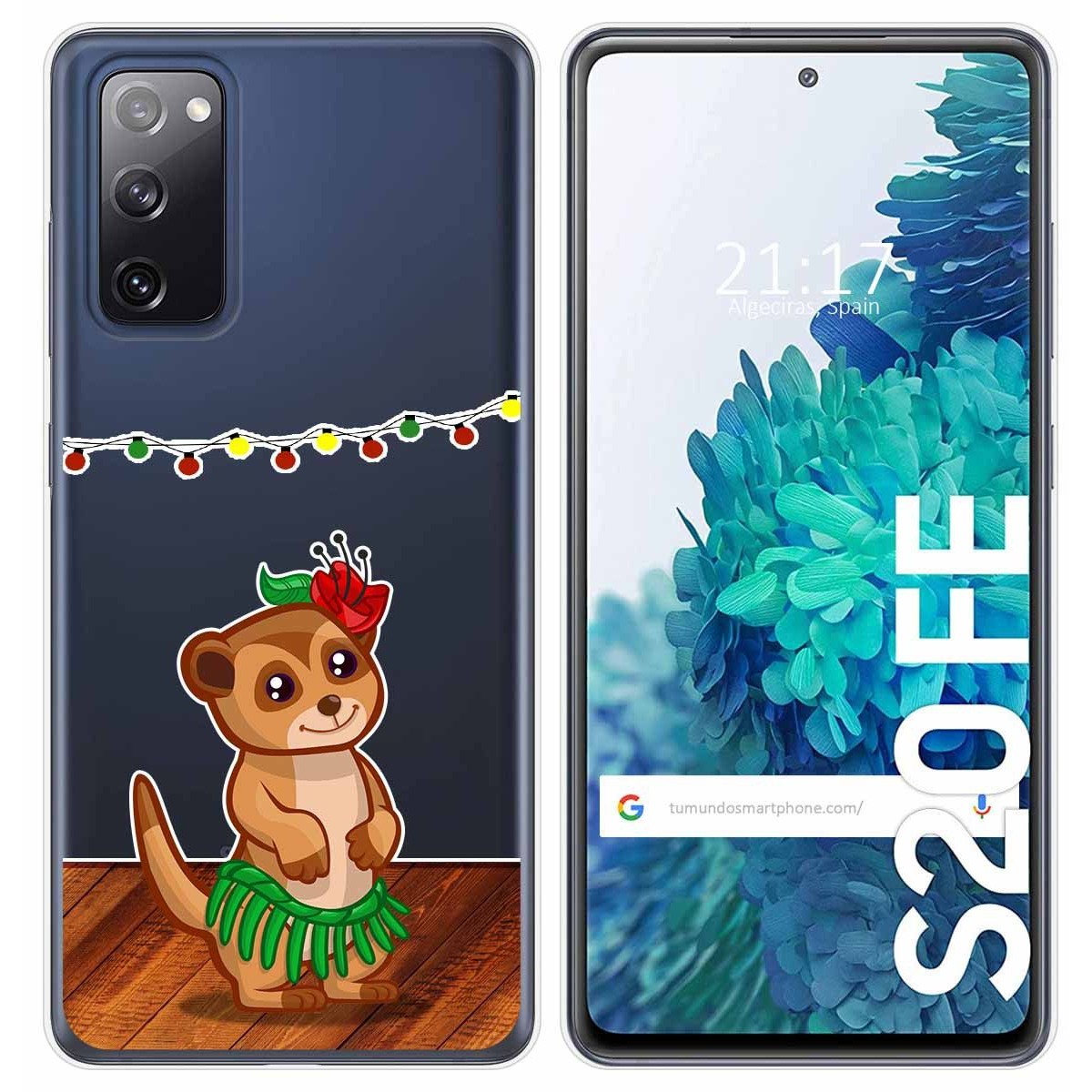 Funda Gel Transparente para Samsung Galaxy S20 FE diseño Suricata Dibujos